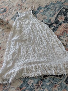 White Lace-Trim Sleep Dress - Women Intimates & Sleepwear